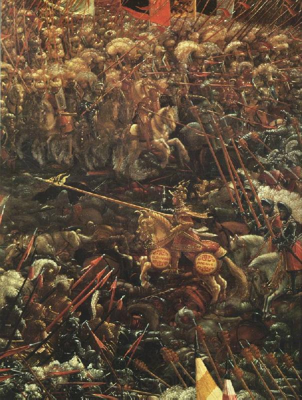 ALTDORFER, Albrecht The Battle of Alexander (detail)  vcvv Germany oil painting art